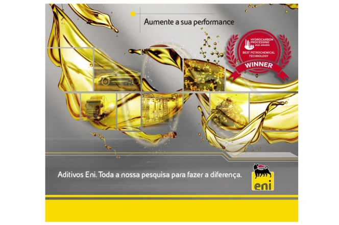 Novos aditivos Eni recebem prémio para Melhor Tecnologia Petroquímica de 2020