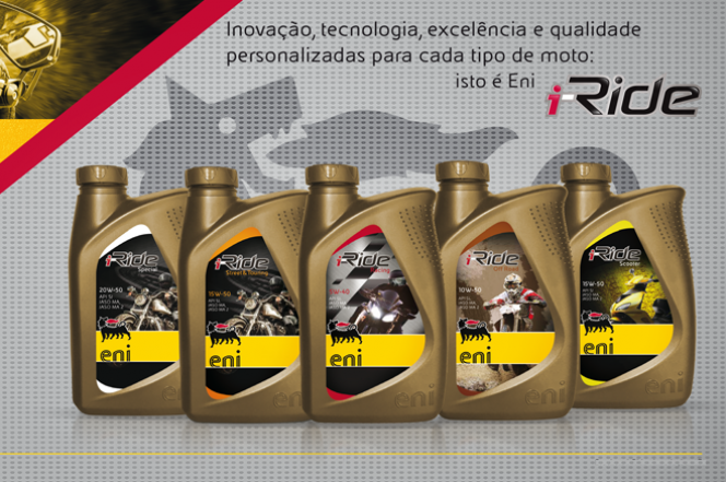 Nova linha de lubrificantes Eni i-Ride